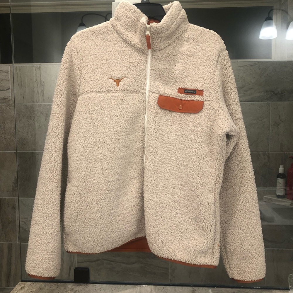 Like New Women’s Columbia Mountainside Fleece full zip Jacket - Texas Longhorns
